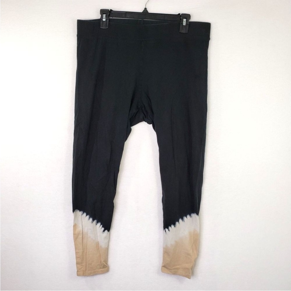 Torrid Black and Tan Leggings